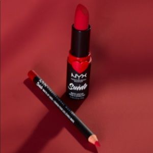 NYX Suede Matte Lipstick & Lip Liner